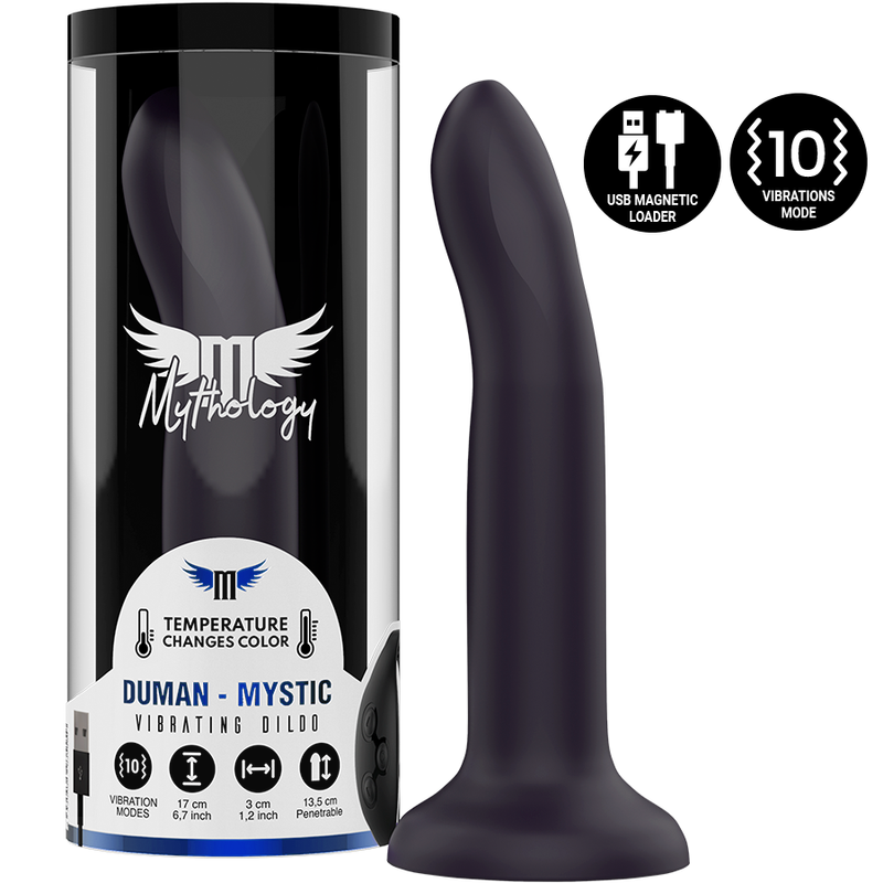 Duman Mystic Dildo cambia colore con acqua calda, 20 cm di piacere