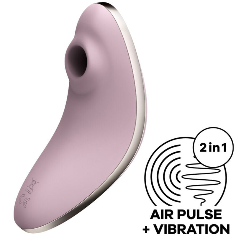 Vibratore doppio Air Pulse con 2 motori e 21 modalità di stimolazione