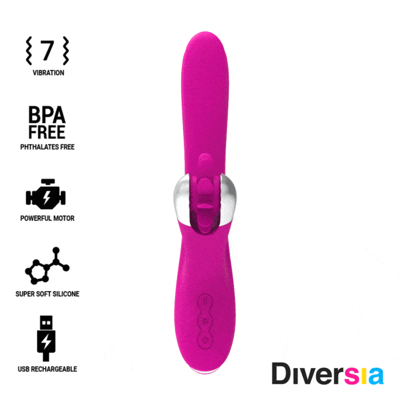 Vibratore Bunny Waves DIVERSIA: Stimolazione Profonda e Personalizzabile