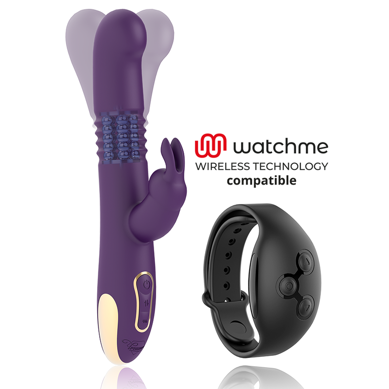 Vibratore Bastian Rabbit Up Down in Silicone Medico, 10 modalità di vibrazione