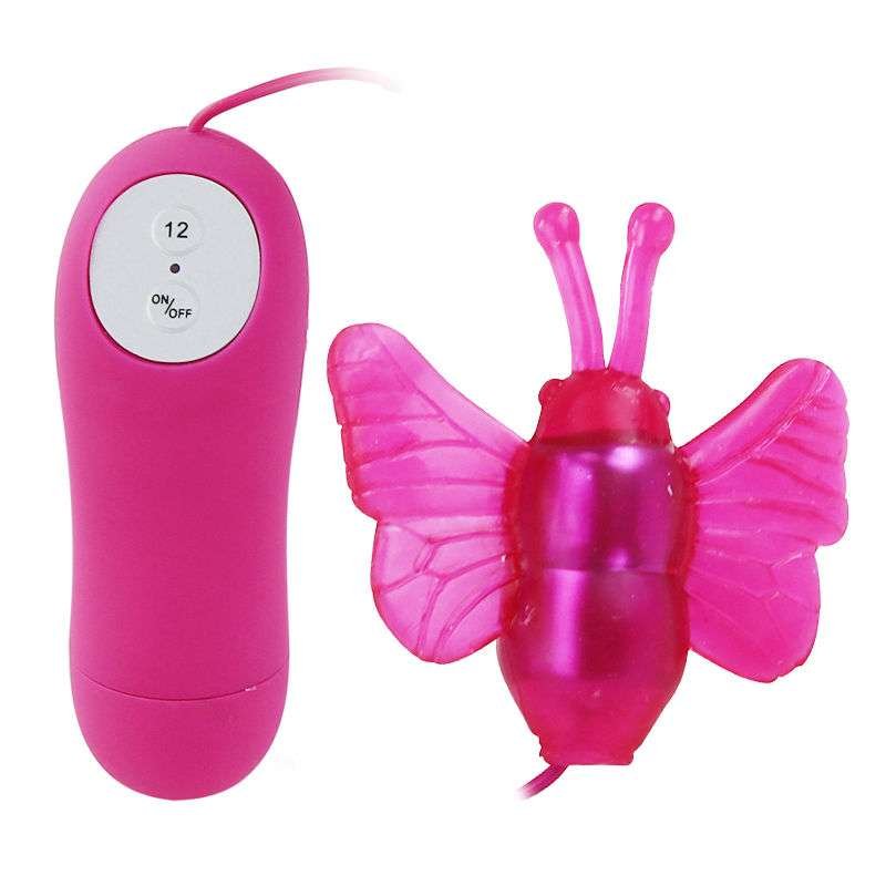 Stimolatore a Farfalla Vibrante con 12 Funzioni, Viola Elegantemente Intenso