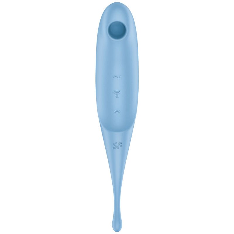 Twirling Pro Stimolatore Ibrido Air-Pulse e Vibrazione, Silicone Waterproof
