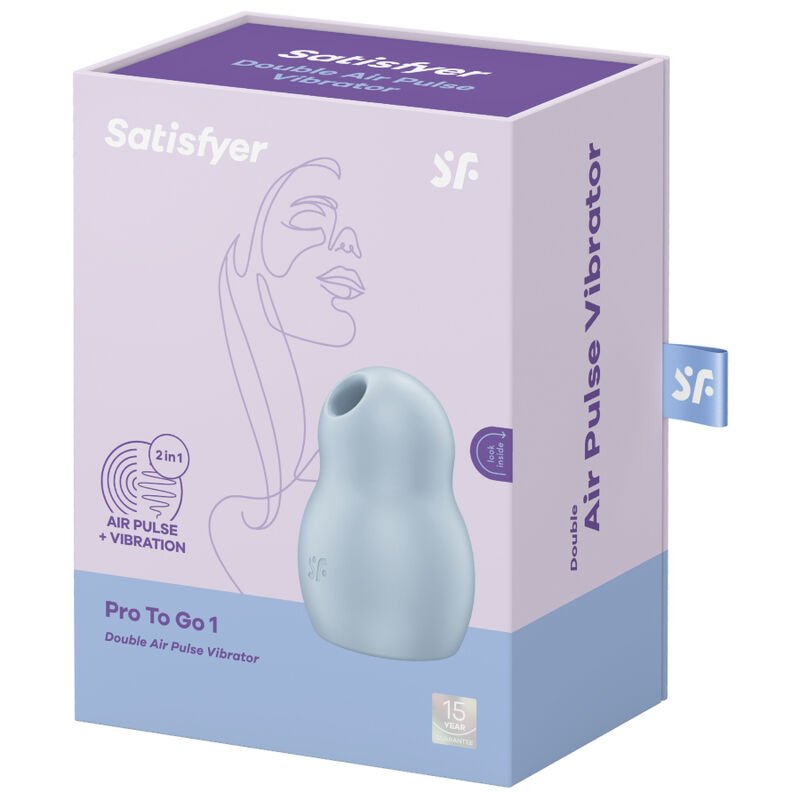 Vibratore Pro To Go 1 con Onde d'Aria e Vibrazioni, Impermeabile