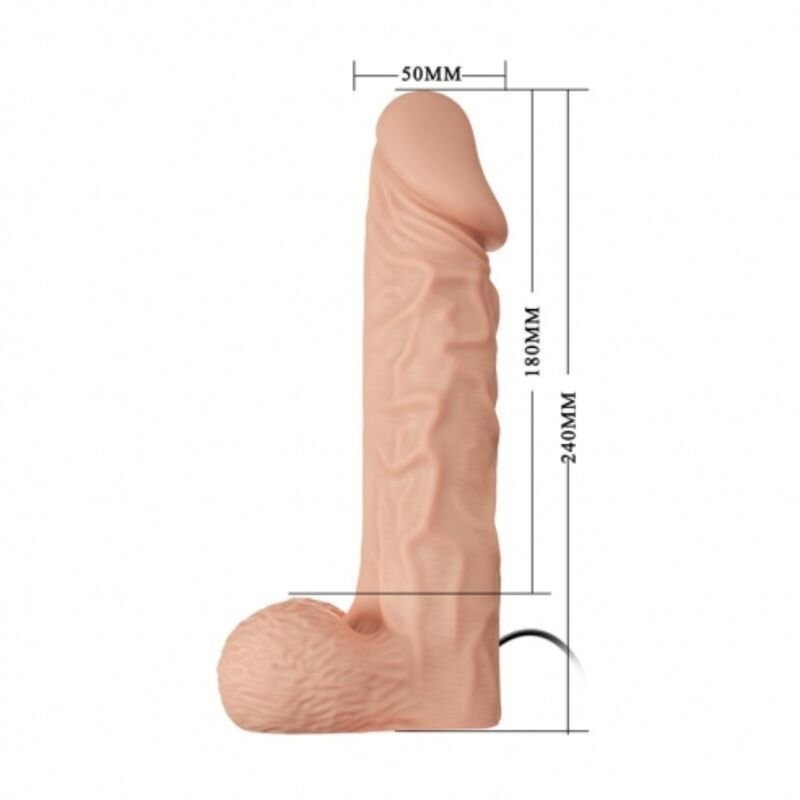 Imbracatura regolabile con dildo vibrante morbido e flessibile