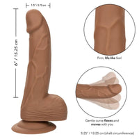 Thumbnail for Dildo in silicone realistico da 6 pollici con ventosa e stimolazione sensuale