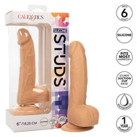Thumbnail for Dong in Silicone 6 Pollici con Base a Ventosa e Texture Realistica