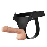 Thumbnail for Dildo Vibrante Regolabile in Silicone Morbido con Imbracatura Elastica