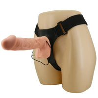 Thumbnail for Dildo Vibrante Regolabile in Silicone Morbido con Imbracatura Elastica