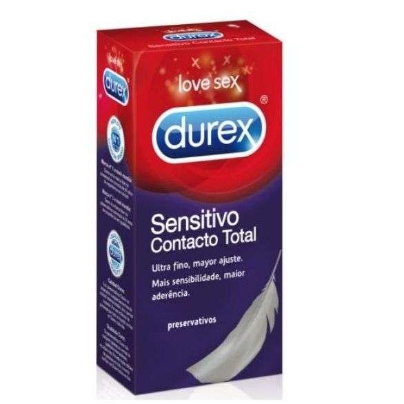 Preservativi Ultra Sottile Durex Sensitive Total Contact 6 pezzi