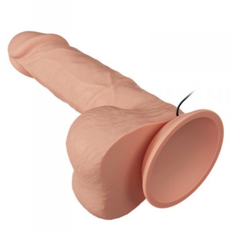 Dildo Realistico con Vibrazione e Base Subvolo in TPR di Alta Qualità
