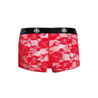 Thumbnail for Boxer Uomo Anais Brave con Pizzo Rosso e Stampa Floreale