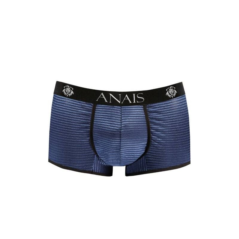 Boxer Uomo Navy a Righe in Raso, Comfort e Stile Sportivo
