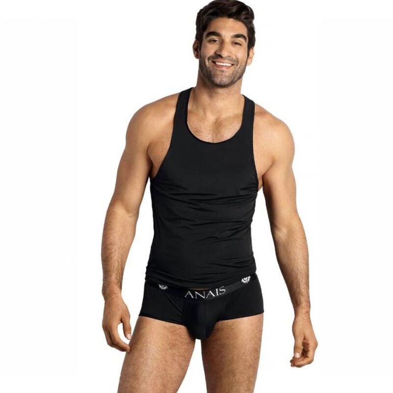Lingerie senza maniche in microfibra morbida nero, taglie tutte