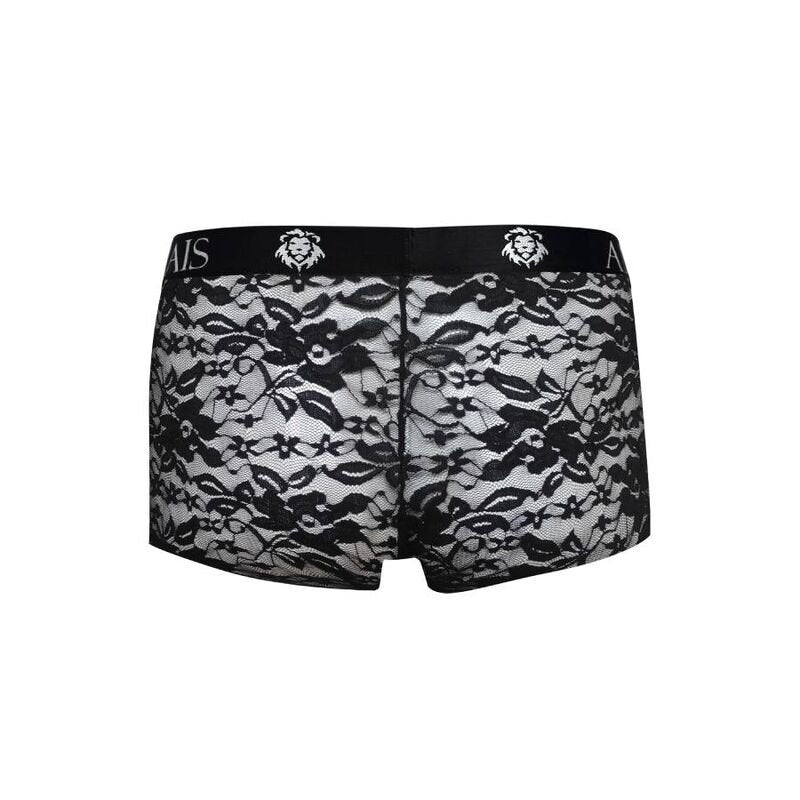 Boxer Uomo Romantici in Pizzo Floreale Nero Elegante