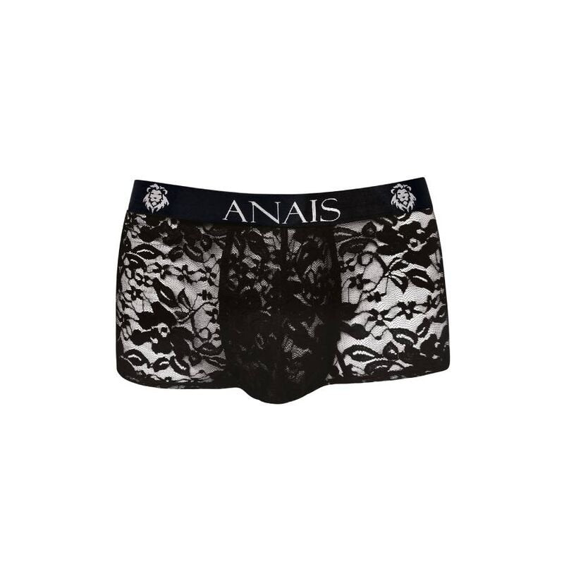 Boxer Uomo Romantici in Pizzo Floreale Nero Elegante