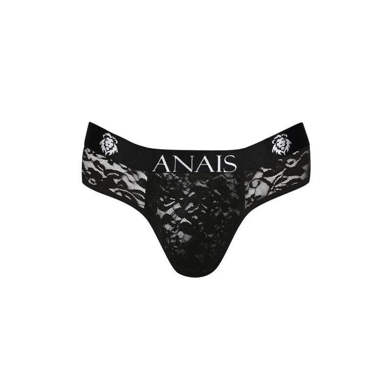 Stringa Uomo Romantica in Pizzo Nero Floreale Elegante e Confortevole