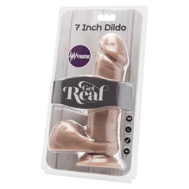 Get Real Stimolatore Realistico con Vibrazione e Telecomando