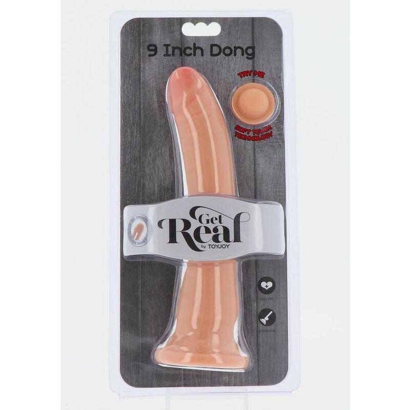Dildo Dual Density 20,5 cm Realistico con Base Ventosa Get Real