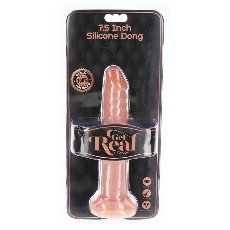 Dong in silicone realistico 19 cm con ventosa - Collezione Get Real