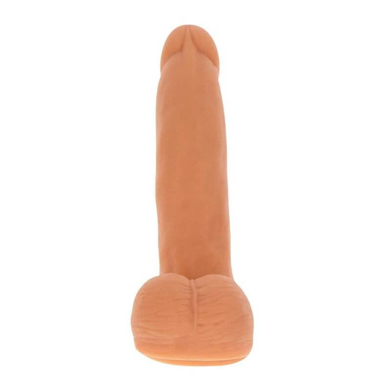Dildo Realistico con Base Ventosa e Movimento Pulsante - 19,5 cm
