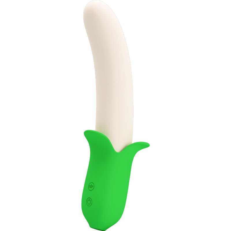 Vibratore Silicone Banana Knight Pretty Love con 7 vibrazioni intense