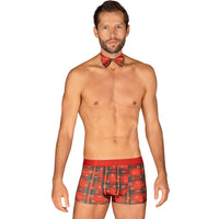 Thumbnail for Set Natale Uomo Slip e Papillon in Motivo Festivo con Ciondolo Oro