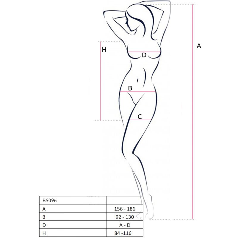 Bodystocking Sexy PASSION in Rete Nero – Taglia Unica e Alta Qualità