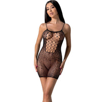 Thumbnail for Bodystocking Sexy PASSION in Rete Nero – Taglia Unica e Alta Qualità