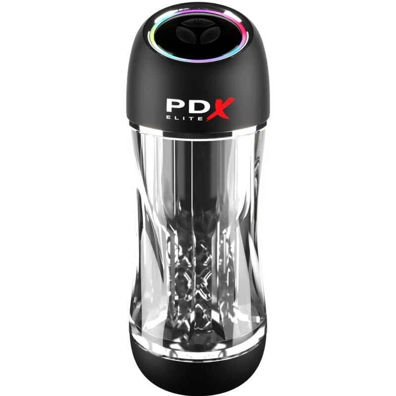 Pdx Elite Viewtube Pro Masturbatore con Aspirazione Intermittente e Vibrazione Personalizzabile