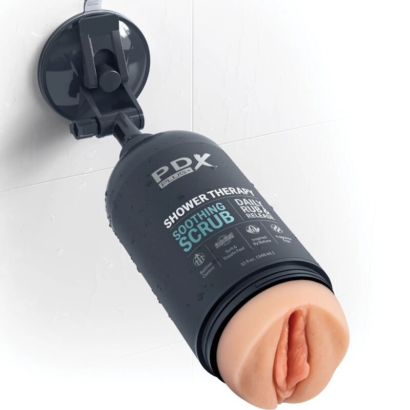 Shower Therapy Stroker Discreto con Ventosa e Dettagli Realistici