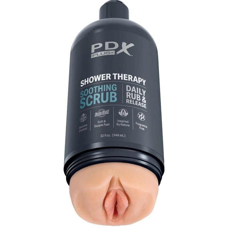 Shower Therapy Stroker Discreto con Ventosa e Dettagli Realistici