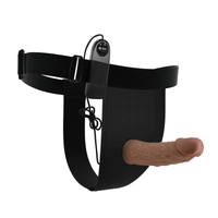Thumbnail for Imbracatura Strap-On in Silicone Morbido con Vibratore Potente