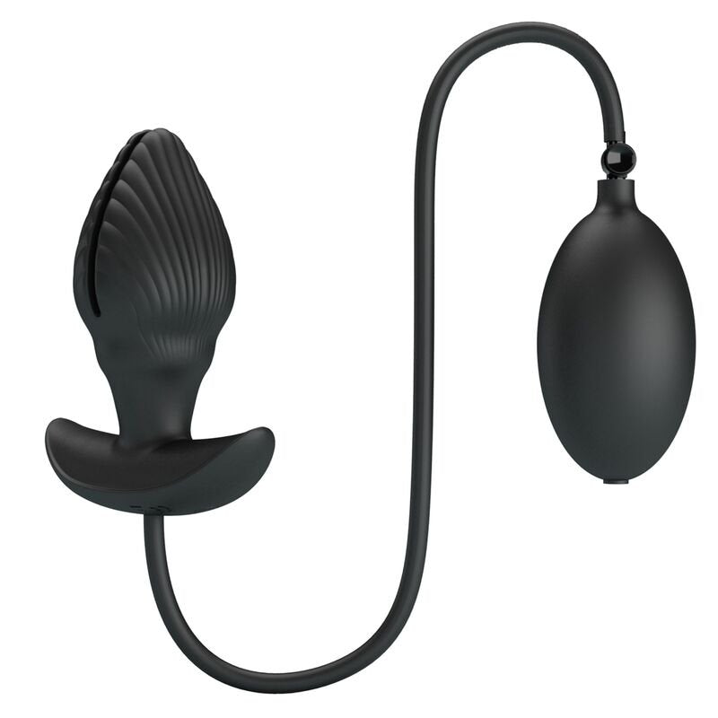 Plug anale gonfiabile con vibrazioni per piacere personalizzato
