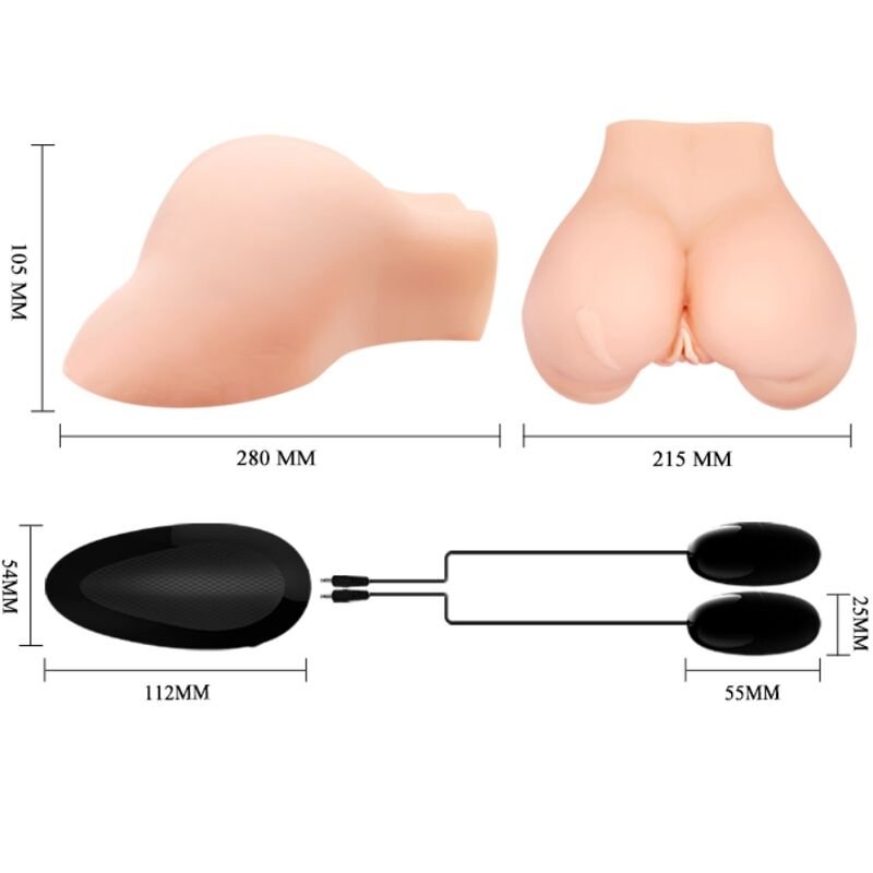 Vagina Vibrante Ultra-Realistica con Vibrazioni e Riscaldamento