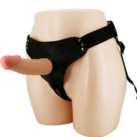 Thumbnail for Imbracatura con Dildo Cavo e Stimolazione Venata, Impermeabile