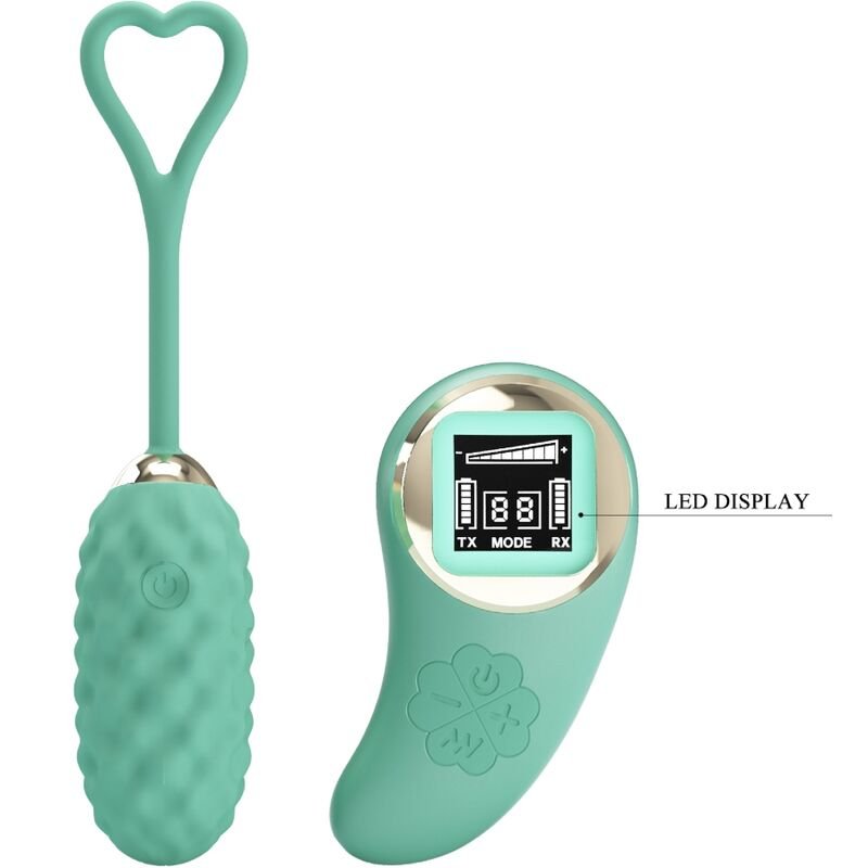 Uovo Vibrante Wireless in Silicone con 10 Modalità di Vibrazione