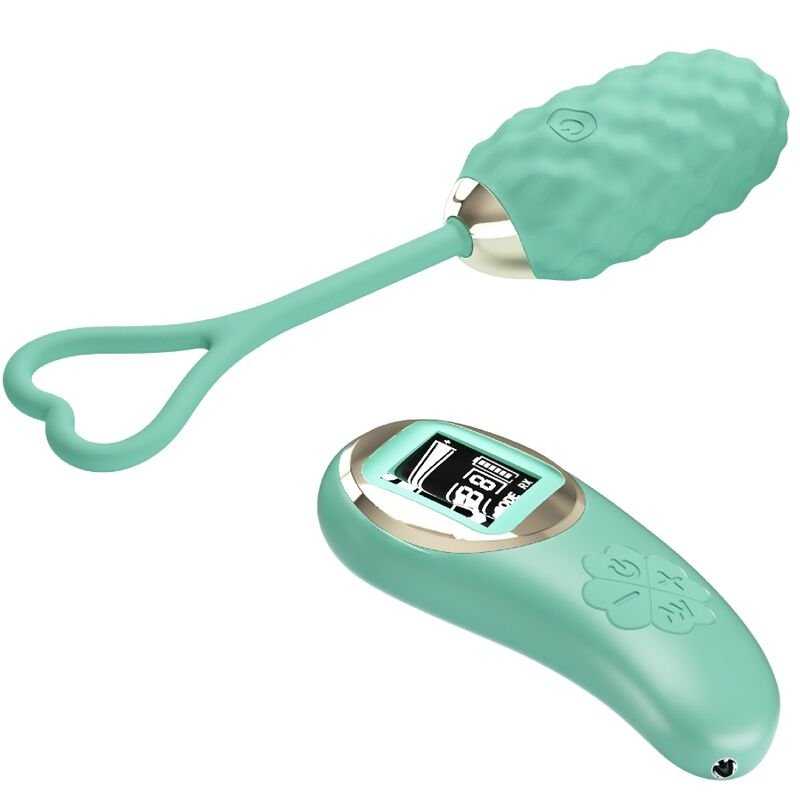 Uovo Vibrante Wireless in Silicone con 10 Modalità di Vibrazione