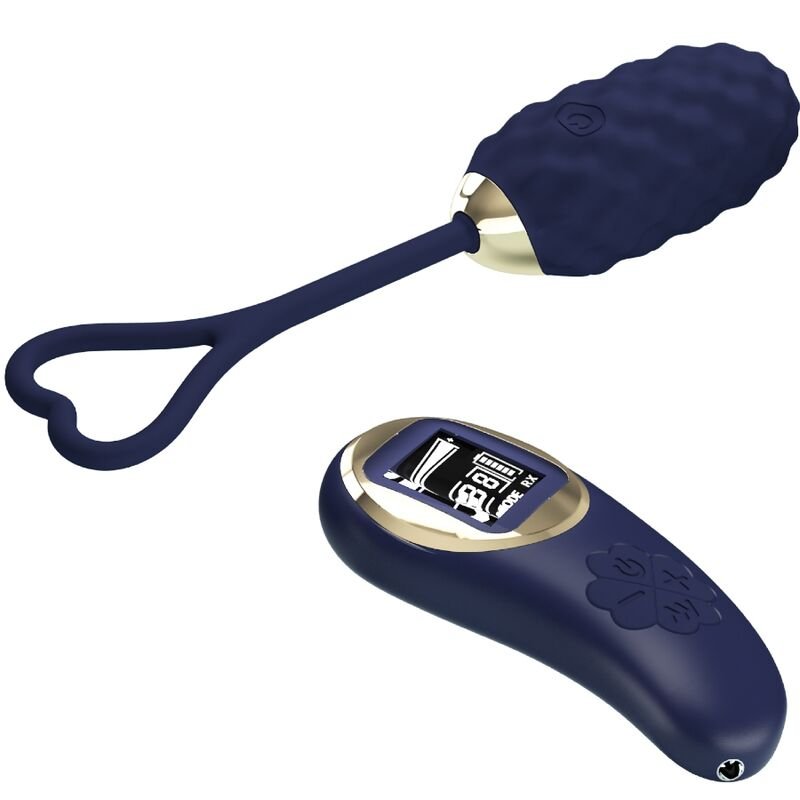 Uovo Vibrante Wireless in Silicone con 10 Vibrazioni e Telecomando