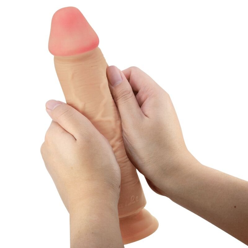 Dildo Realistico con Ventosa, Stimolazione Interna e Pelle Scorrevole