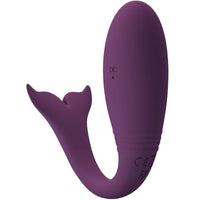 Thumbnail for Vibratore di Coppia Ricaricabile con 12 Vibrazioni e App Controllo Violetto