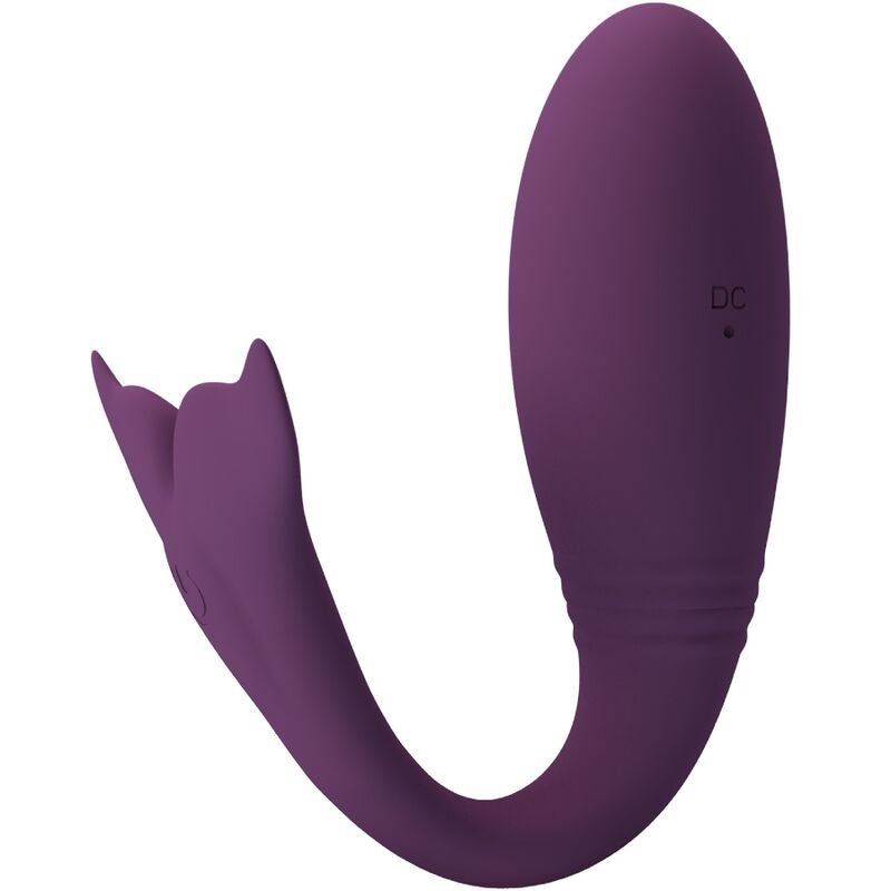 Vibratore di Coppia Ricaricabile con 12 Vibrazioni e App Controllo Violetto