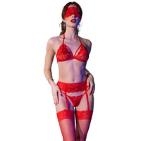 Thumbnail for Set intimo provocante 4 pezzi per passione e seduzione