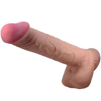 Thumbnail for Dildo Realistico con Ventosa e Pelle Scorrevole - TPR Marrone