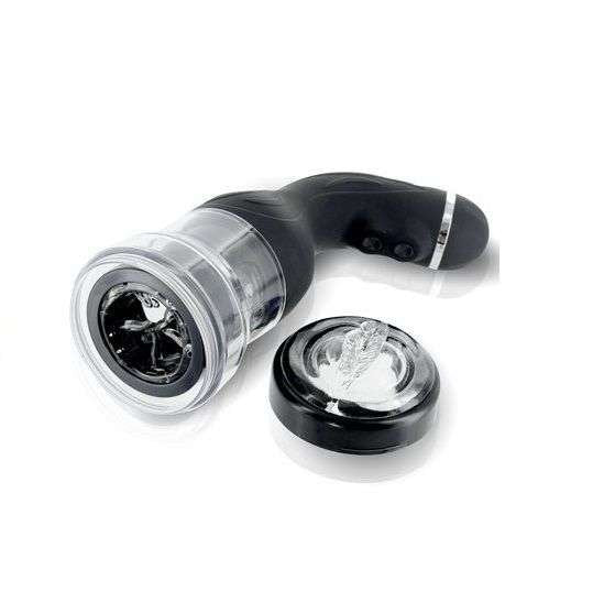 Masturbatore Vagina Automatico con Rotazione Baile For Him - TPR, USB, Anti-Slip