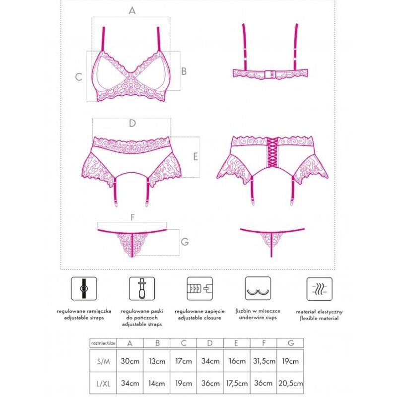 Set lingerie in raso bordeaux e pizzo nero, seduzione elegante