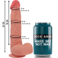 Thumbnail for Dildo Realistico in Silicone Liquid RAPTOR con Base Ventosa e Stimolazione Completa