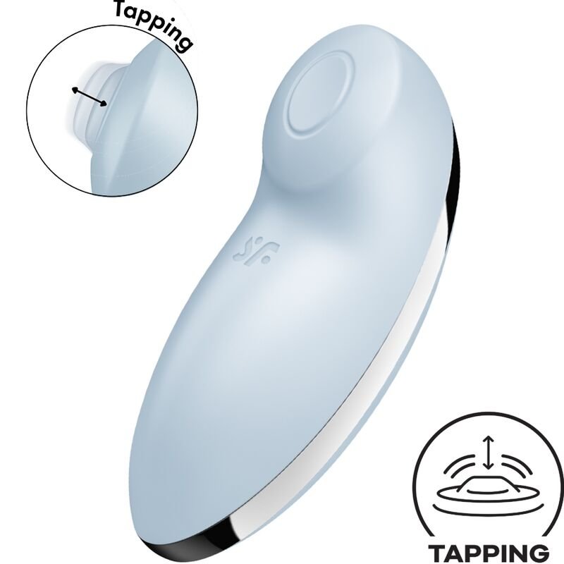 Tap Climax 2: Stimolatore in Silicone con 11 Programmi di Vibrazione e Tapping
