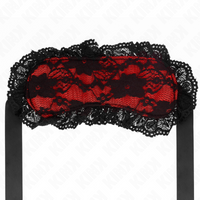 Thumbnail for Maschera BDSM di Lusso in Raso e Pizzo, Enigma e Seduzione