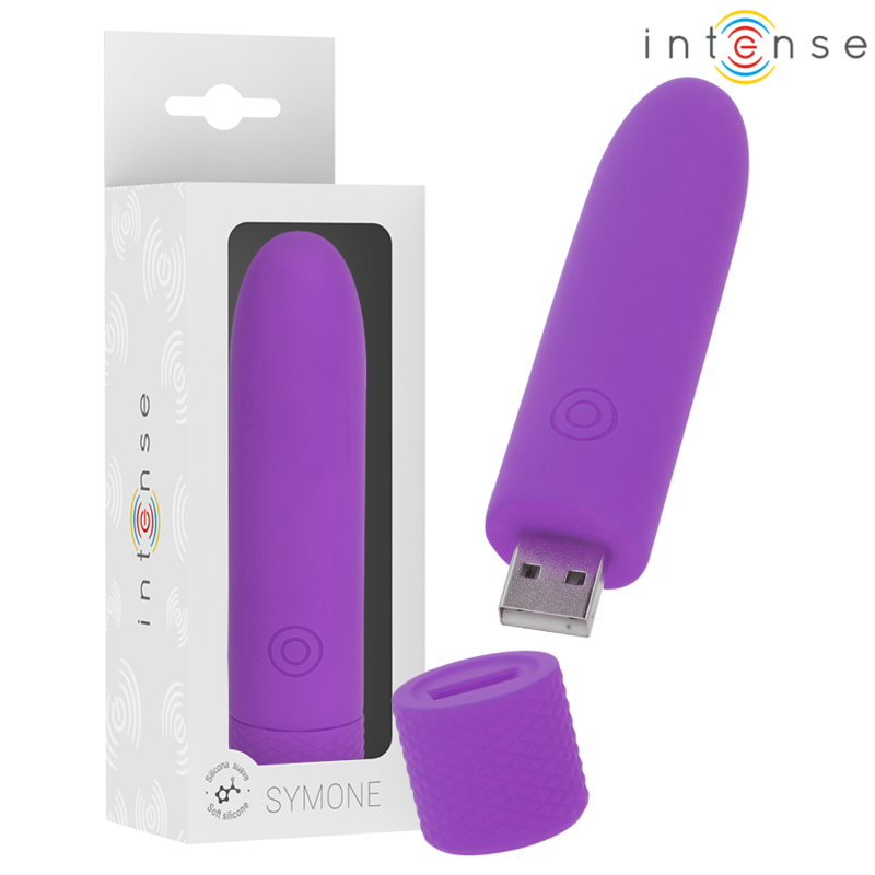 Proiettile Vibrante SYMONE INTENSE, Discreto e Potente, Ricaricabile