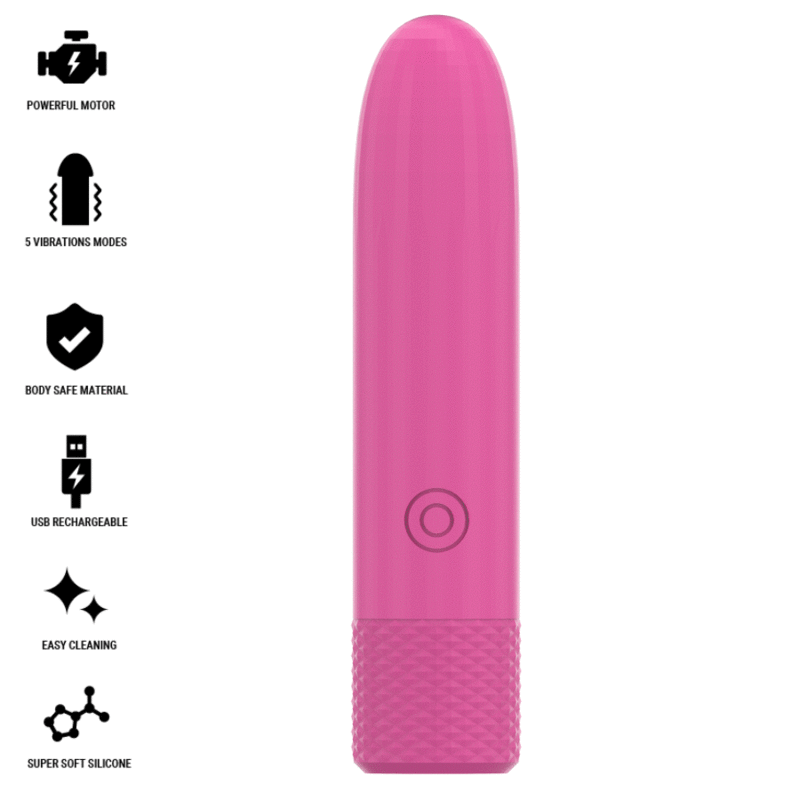 Proiettile Vibrante SYMONE INTENSE, Discreto e Ricaricabile